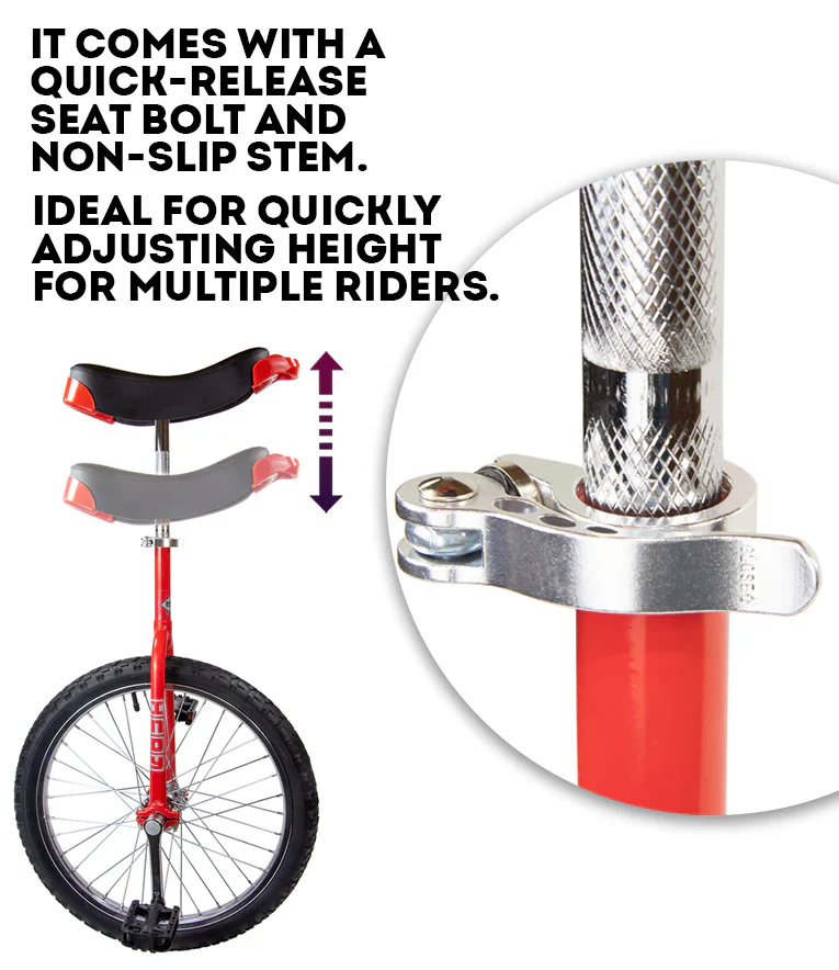 20" Indy Deluxe Trainer Unicycle - Image 4
