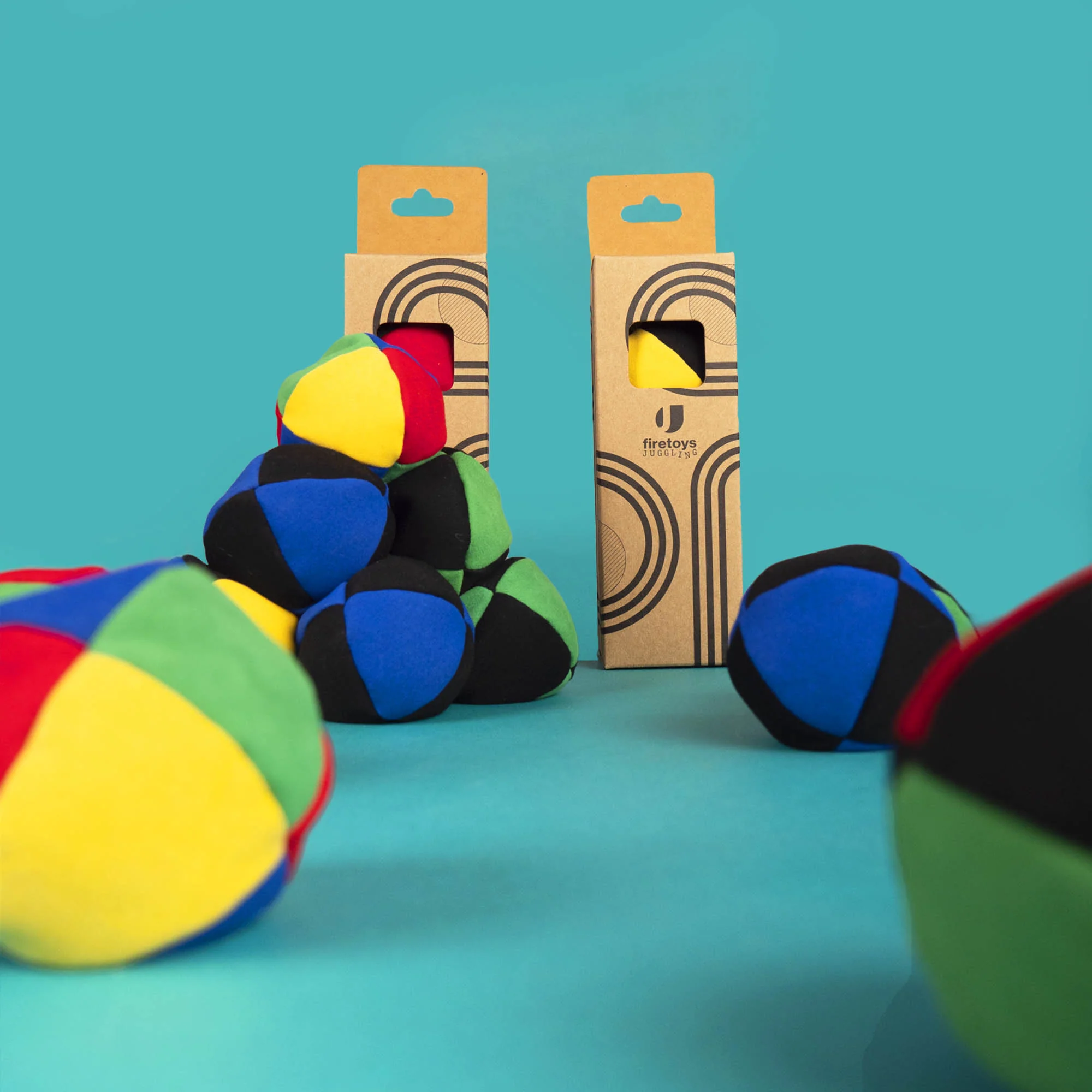 Firetoys - 110g Mole Skin - Soft Panel Thud - Set of 3x Juggling Balls - Image 3