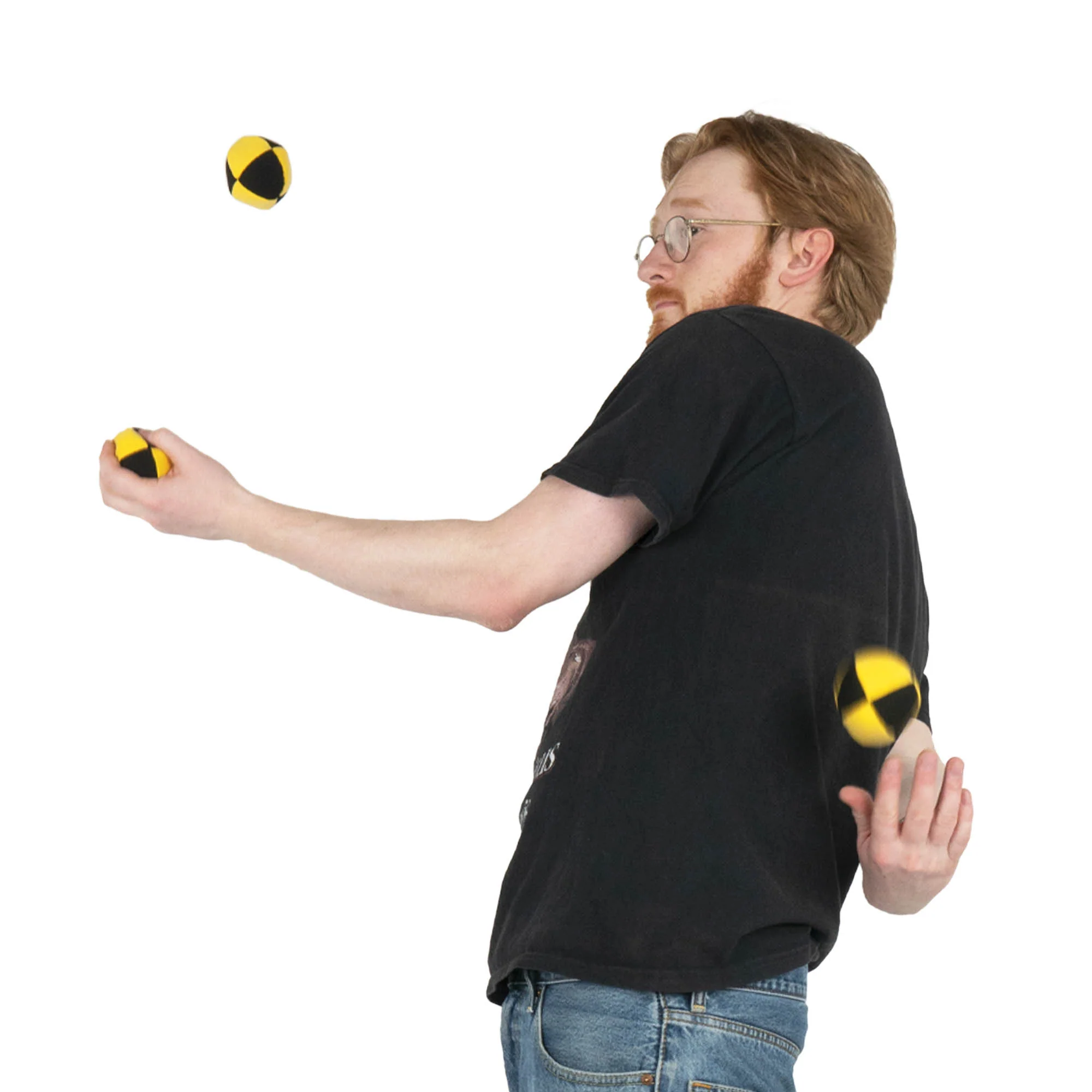 Firetoys - 110g Mole Skin - Soft Panel Thud - Set of 3x Juggling Balls - Image 4