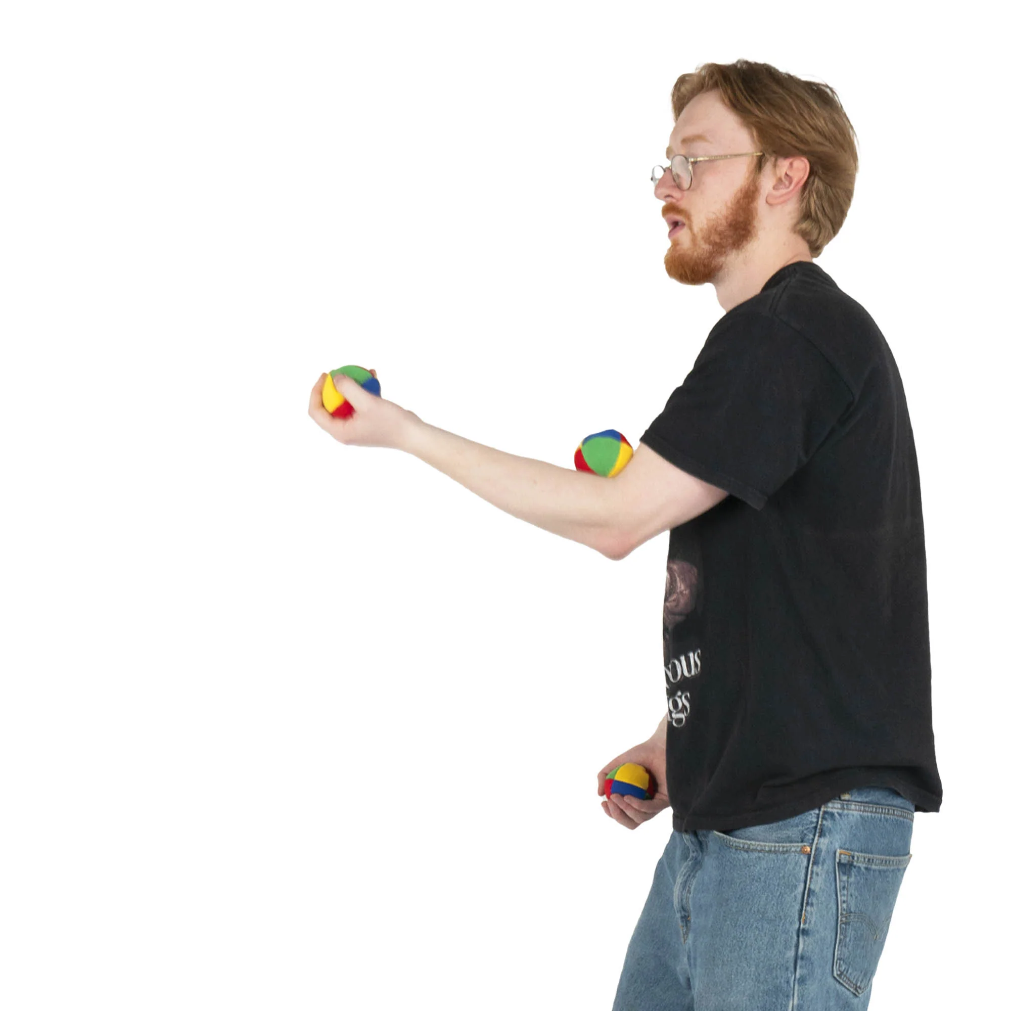 Firetoys - 110g Mole Skin - Soft Panel Thud - Set of 3x Juggling Balls - Image 6