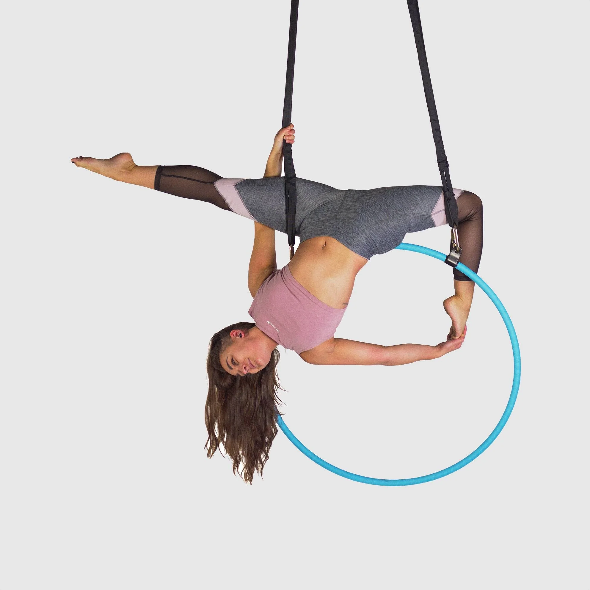 Firetoys 2 Point Aerial Hoop - Pearl Black