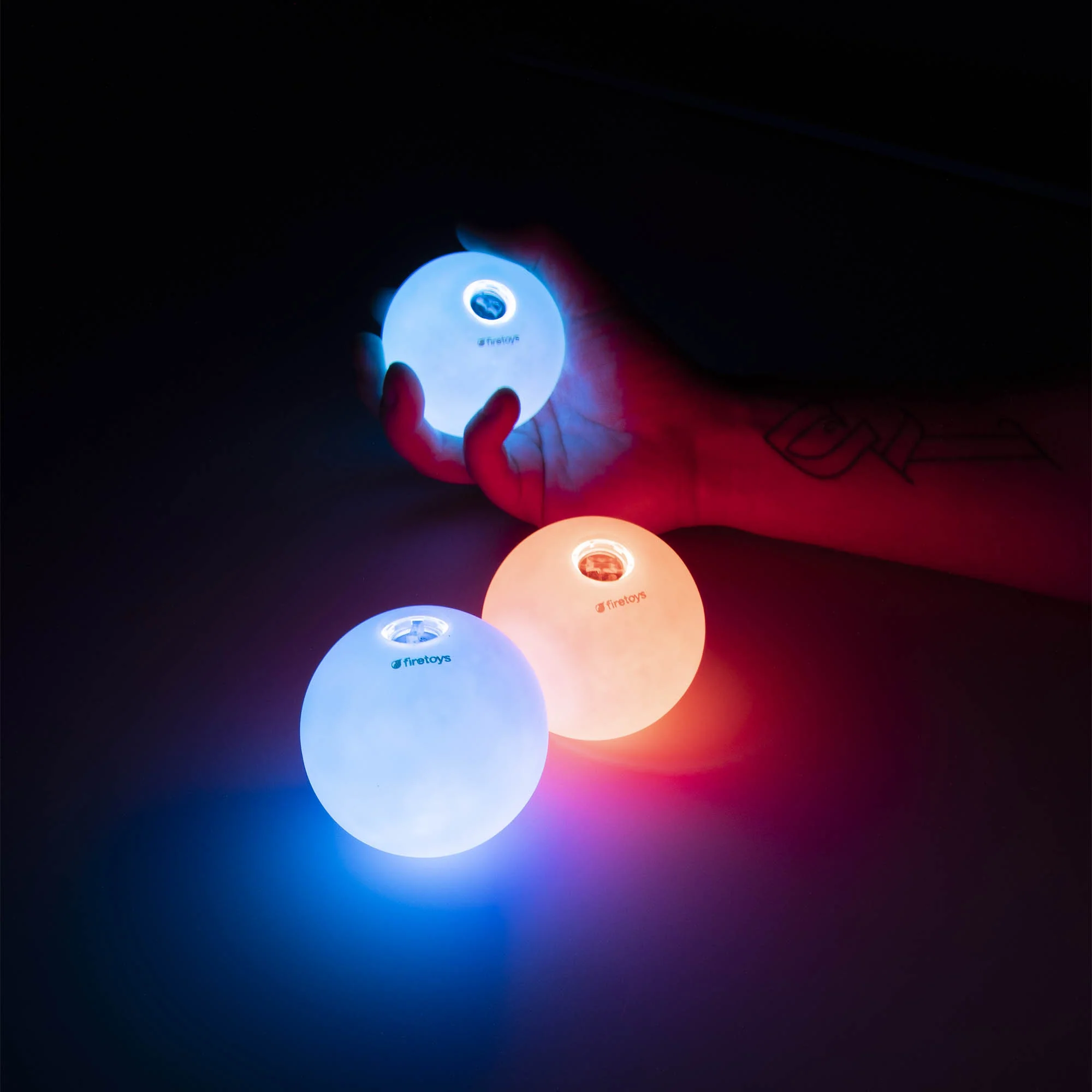 Firetoys Slow Fade 70mm LED Juggling Ball - 120g - Individual - Image 10