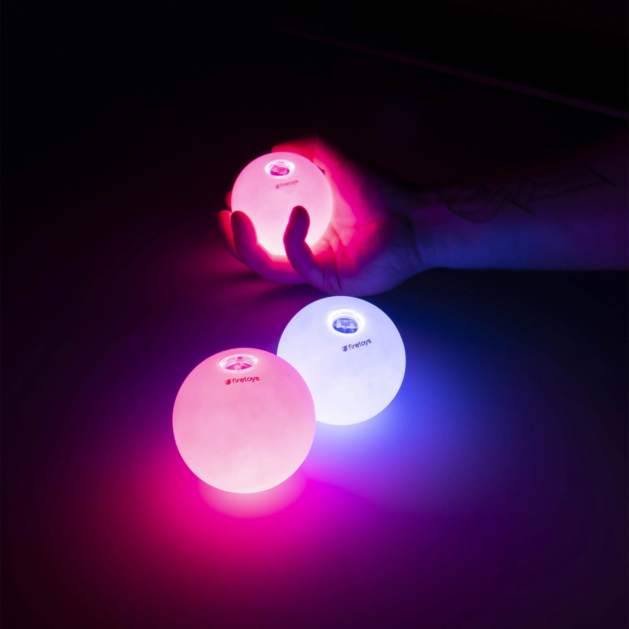 Firetoys Slow Fade 70mm LED Juggling Ball - 120g - Individual - Image 11