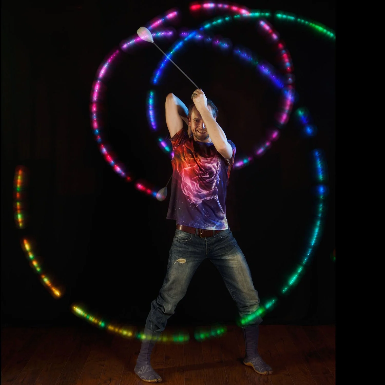 Flowtoys Podpoi v2 - Capsule 2.0 LED Poi - 40+ functions - Image 5