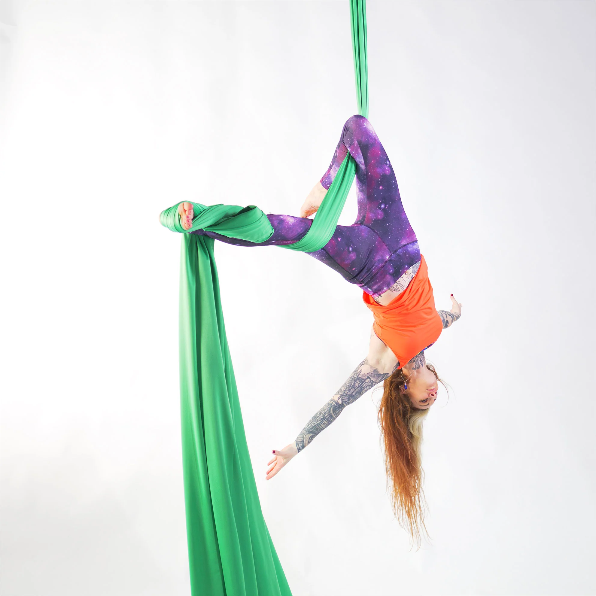 Marked Firetoys Aerial Silks - Medium Stretch - Cosmetic Seconds - 8 Metres