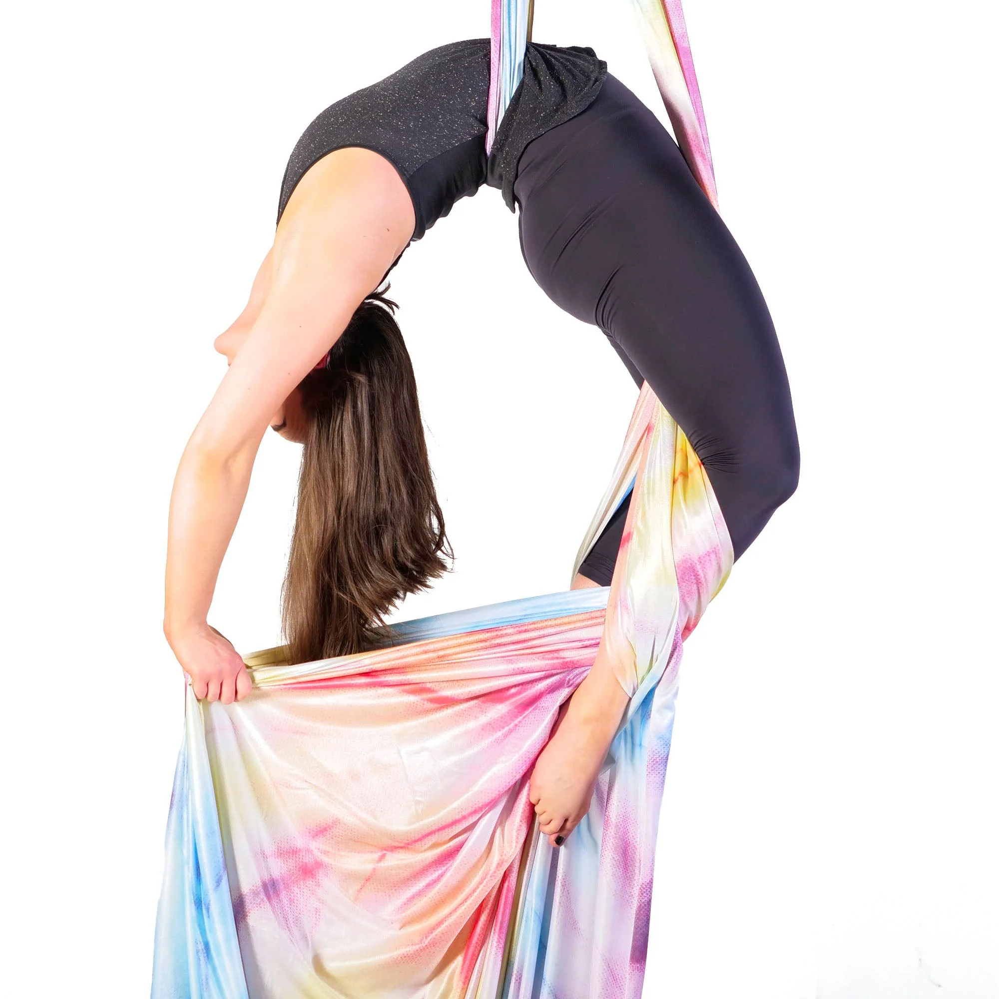 Prodigy Multicoloured Aerial Silks - Low Stretch - 280cm width - Image 3