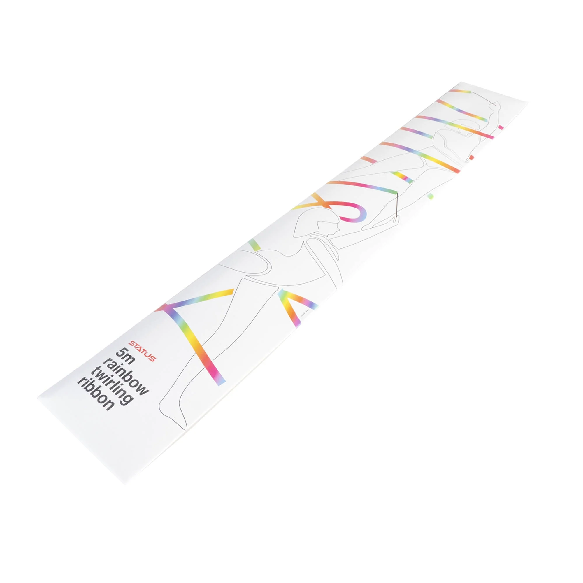 Status Gymnastic Twirling Ribbon - Rainbow (5m) - Image 3